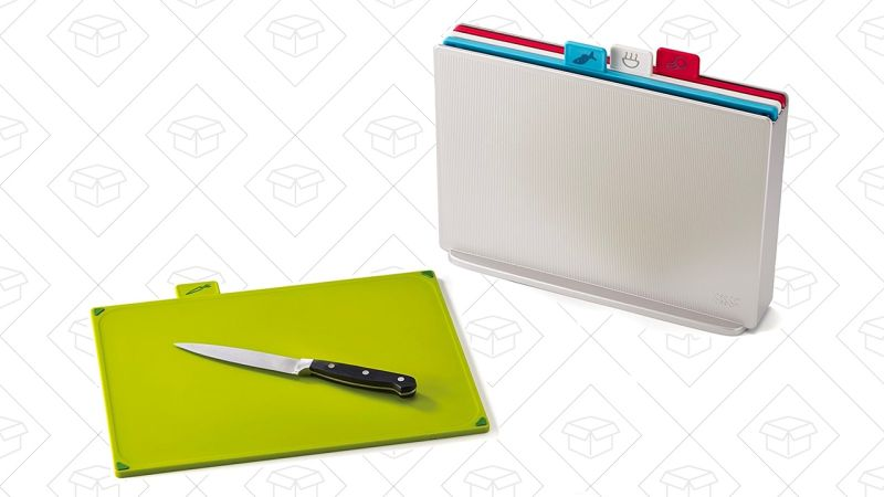 Joseph Joseph 60134 Index Plastic Cutting Board Set | $42 | Amazon